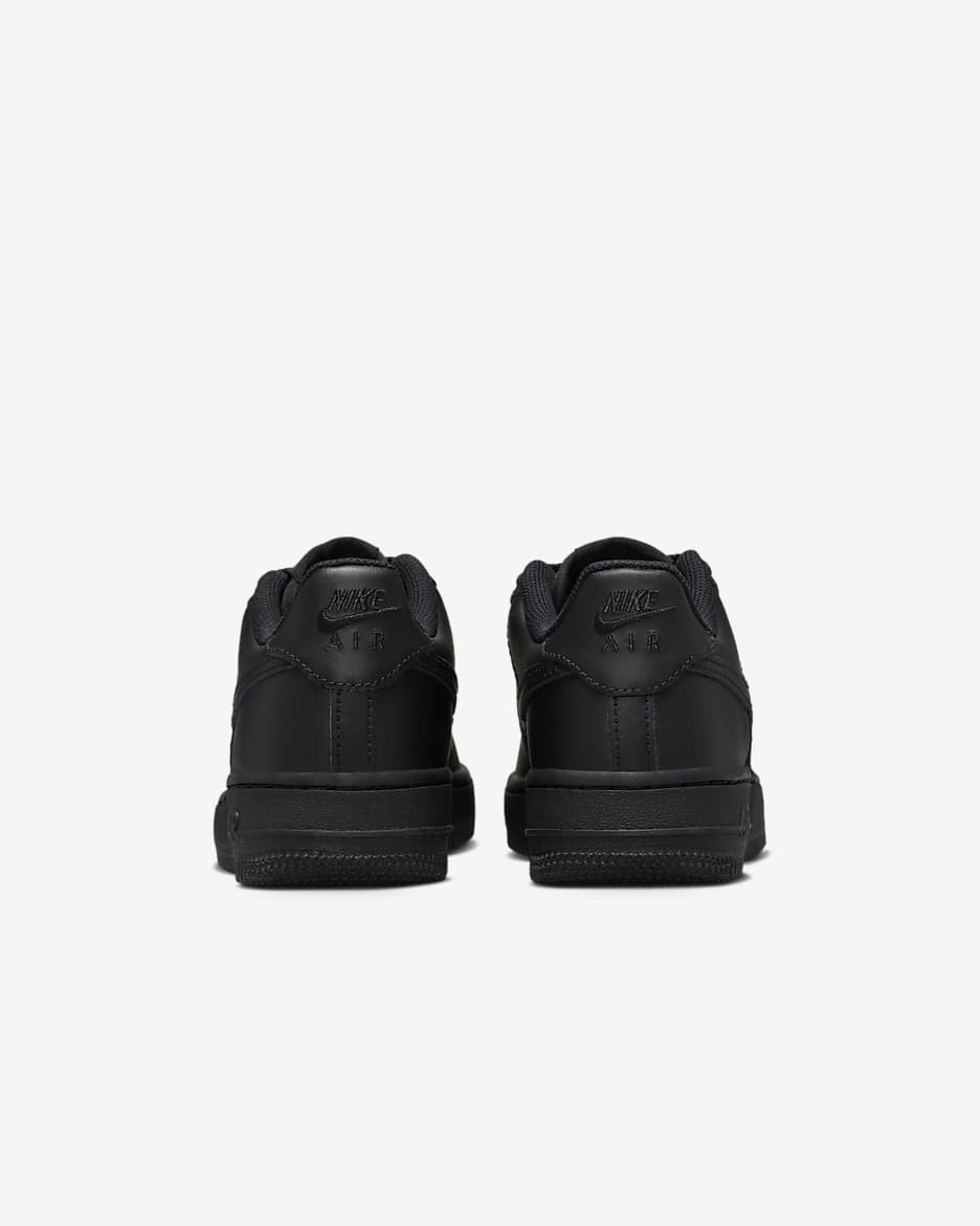 Nike air force 1 kids black best sale